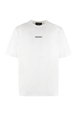 Cotton crew-neck T-shirt-0